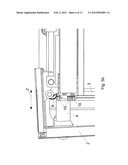 APPARATUS FOR TRANSFERRING A WALL OF A TRANSPORT CONTAINER AND TRANSPORT     CONTAINER THEREWITH diagram and image