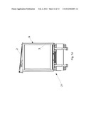 APPARATUS FOR TRANSFERRING A WALL OF A TRANSPORT CONTAINER AND TRANSPORT     CONTAINER THEREWITH diagram and image