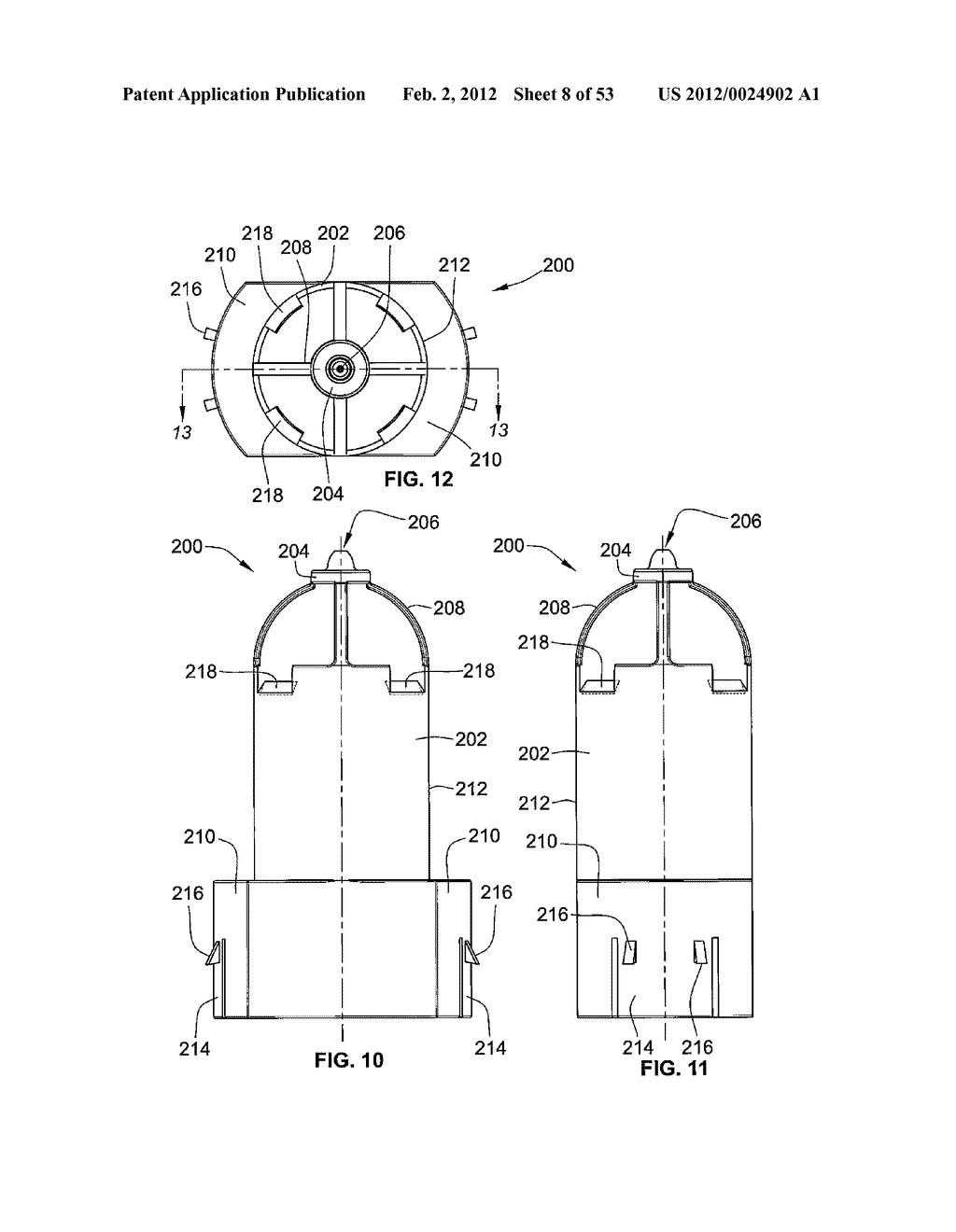 Shroud for a dispenser - diagram, schematic, and image 09