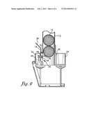 GOLF BALL CARRIER WITH GOLF BALL RELEASE TAB diagram and image