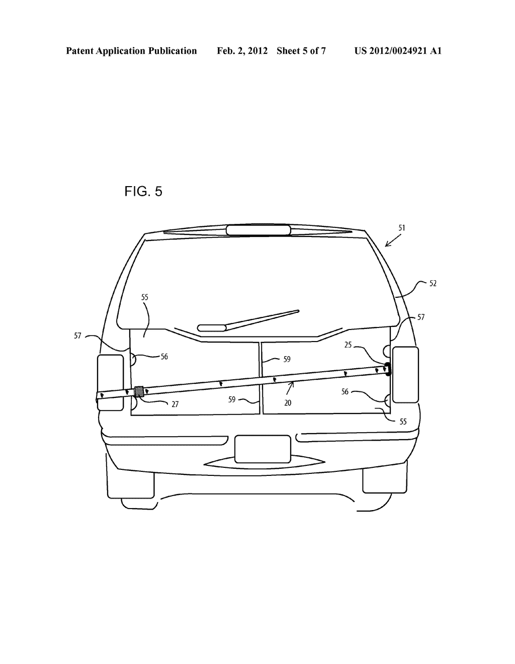 CARGO CLOSURE TIE-DOWN AND METHOD FOR TYING-DOWN A CARGO CLOSURE OF A     VEHICLE - diagram, schematic, and image 06