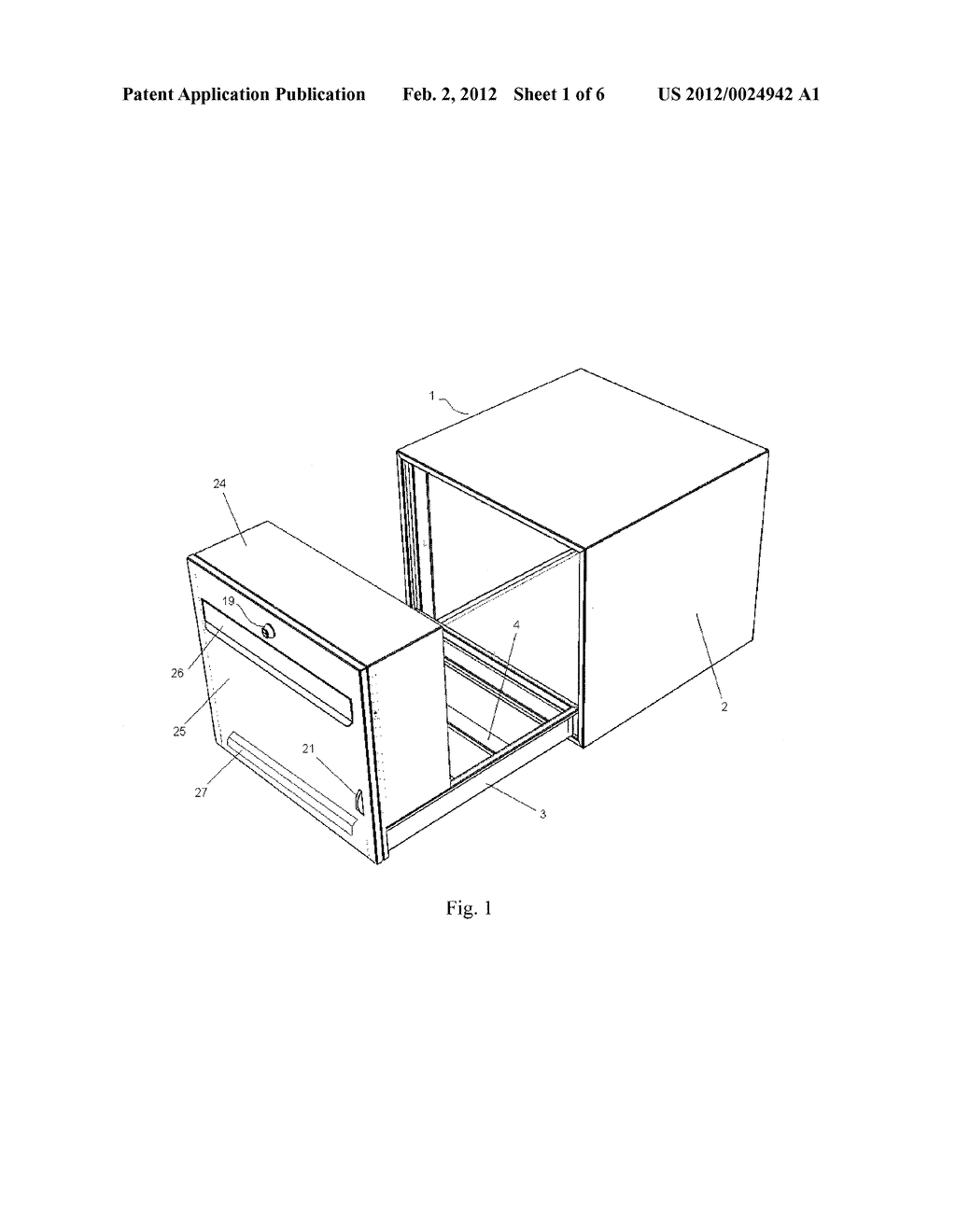 PARCEL BOX FOR RECEIVING AND KEEPING PARCELS IN A THEFTPROOF MANNER - diagram, schematic, and image 02