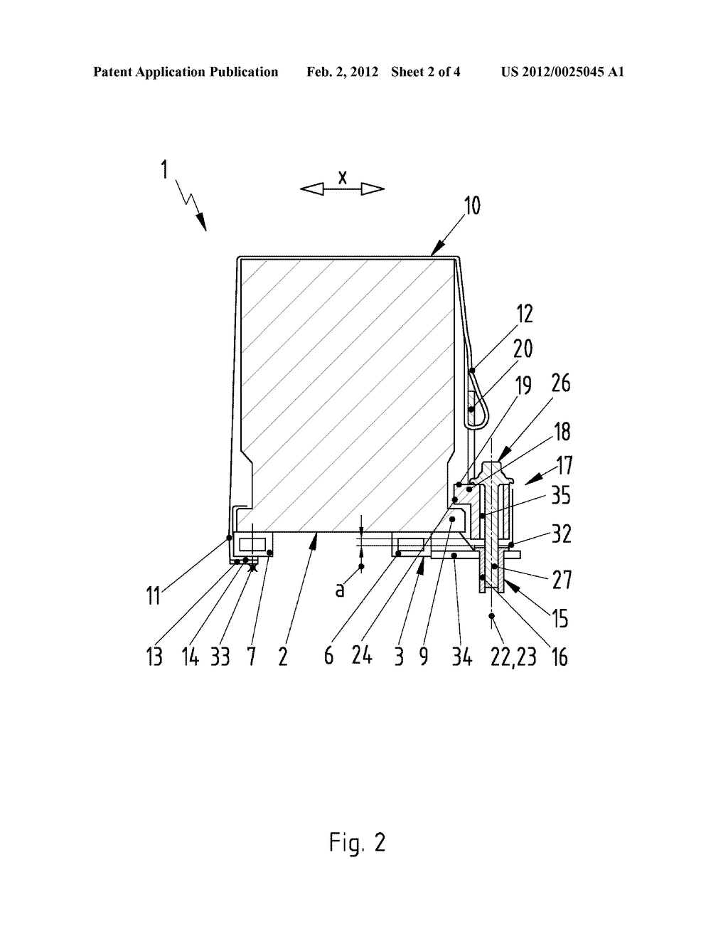 FASTENING APPARATUS FOR A BATTERY IN A MOTOR VEHICLE, AND MOTOR VEHICLE     HAVING A FASTENING APPARATUS OF THIS TYPE - diagram, schematic, and image 03