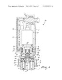 Electromechanically actuated membrane valve for branching ducts of     sprinkling and/or weed control systems diagram and image