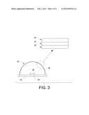 PHOSPHOR SUSPENDED IN SILICONE, MOLDED/FORMED AND USED IN A REMOTE     PHOSPHOR CONFIGURATION diagram and image