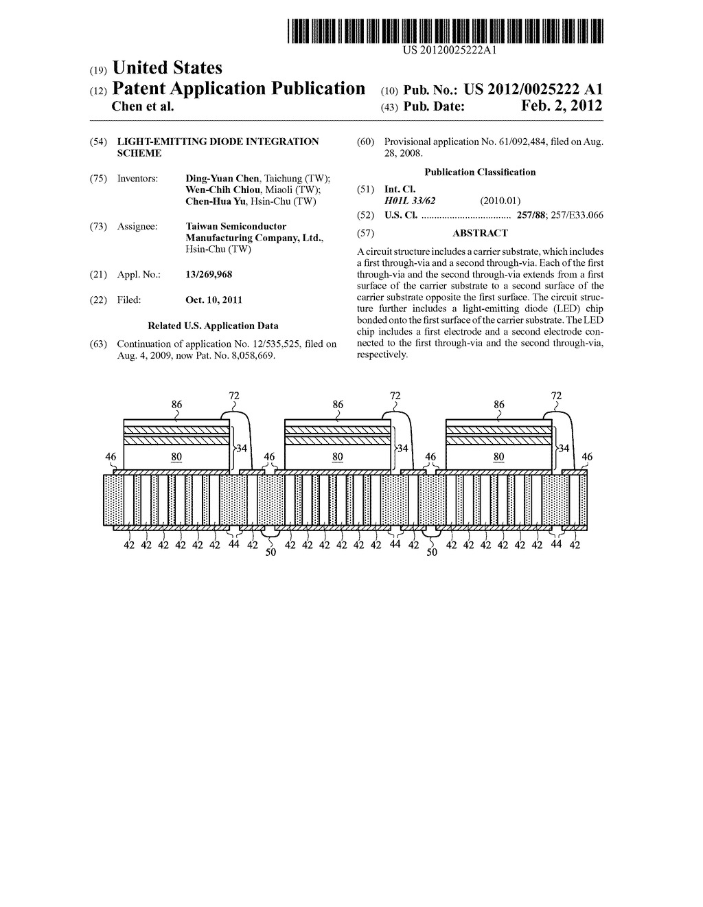 Light-Emitting Diode Integration Scheme - diagram, schematic, and image 01