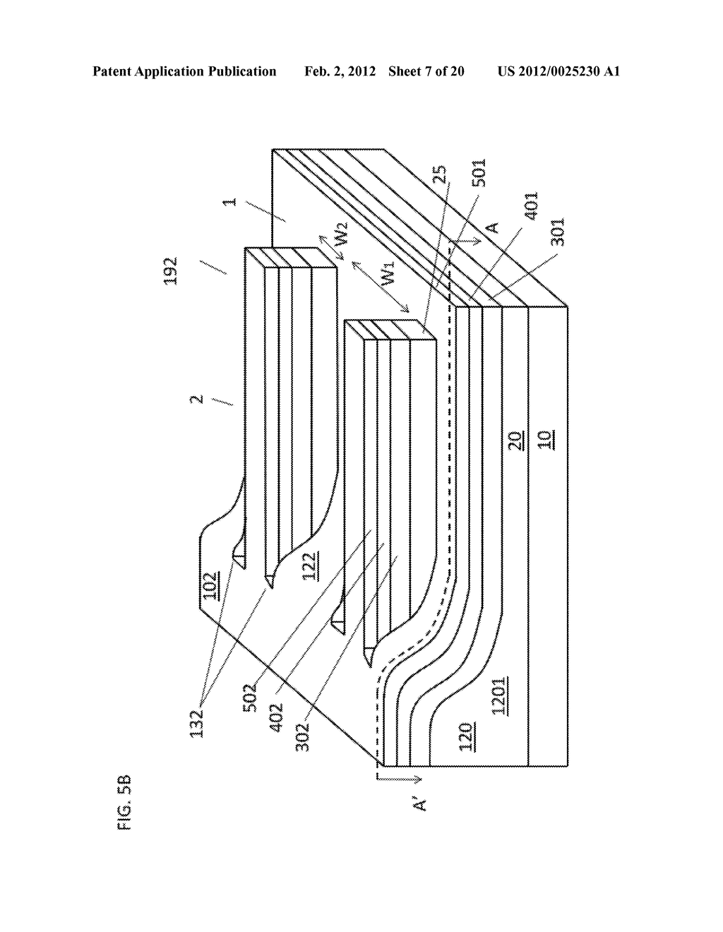 THREE-DIMENSIONAL LIGHT-EMITTING DEVICES AND METHOD FOR FABRICATING THE     SAME - diagram, schematic, and image 08