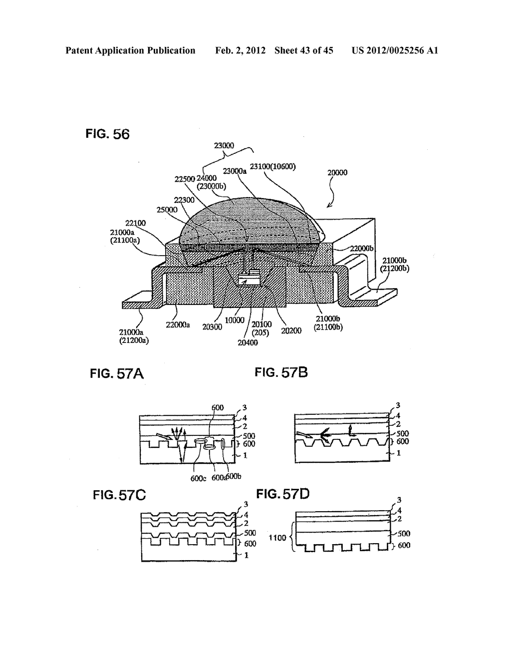 SEMICONDUCTOR LIGHT-EMITTING DEVICE, METHOD FOR MANUFACTURING THE SAME,     AND LIGHT-EMITTING APPARATUS INCLUDING THE SAME - diagram, schematic, and image 44