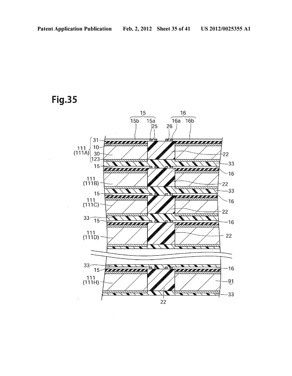 LAMINATED SEMICONDUCTOR SUBSTRATE, LAMINATED CHIP PACKAGE AND METHOD OF     MANUFACTURING THE SAME - diagram, schematic, and image 36