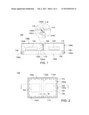 SEMICONDUCTOR DEVICE PACKAGES HAVING ELECTROMAGNETIC INTERFERENCE     SHIELDING AND RELATED METHODS diagram and image