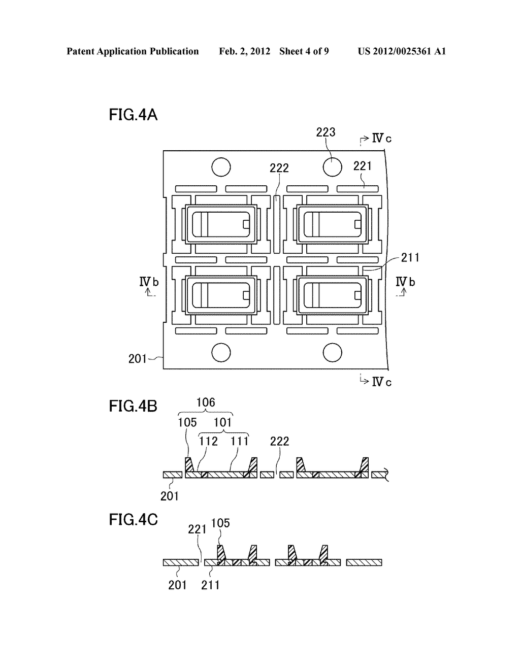 SEMICONDUCTOR DEVICE, LEAD FRAME ASSEMBLY, AND METHOD FOR FABRICATING THE     SAME - diagram, schematic, and image 05