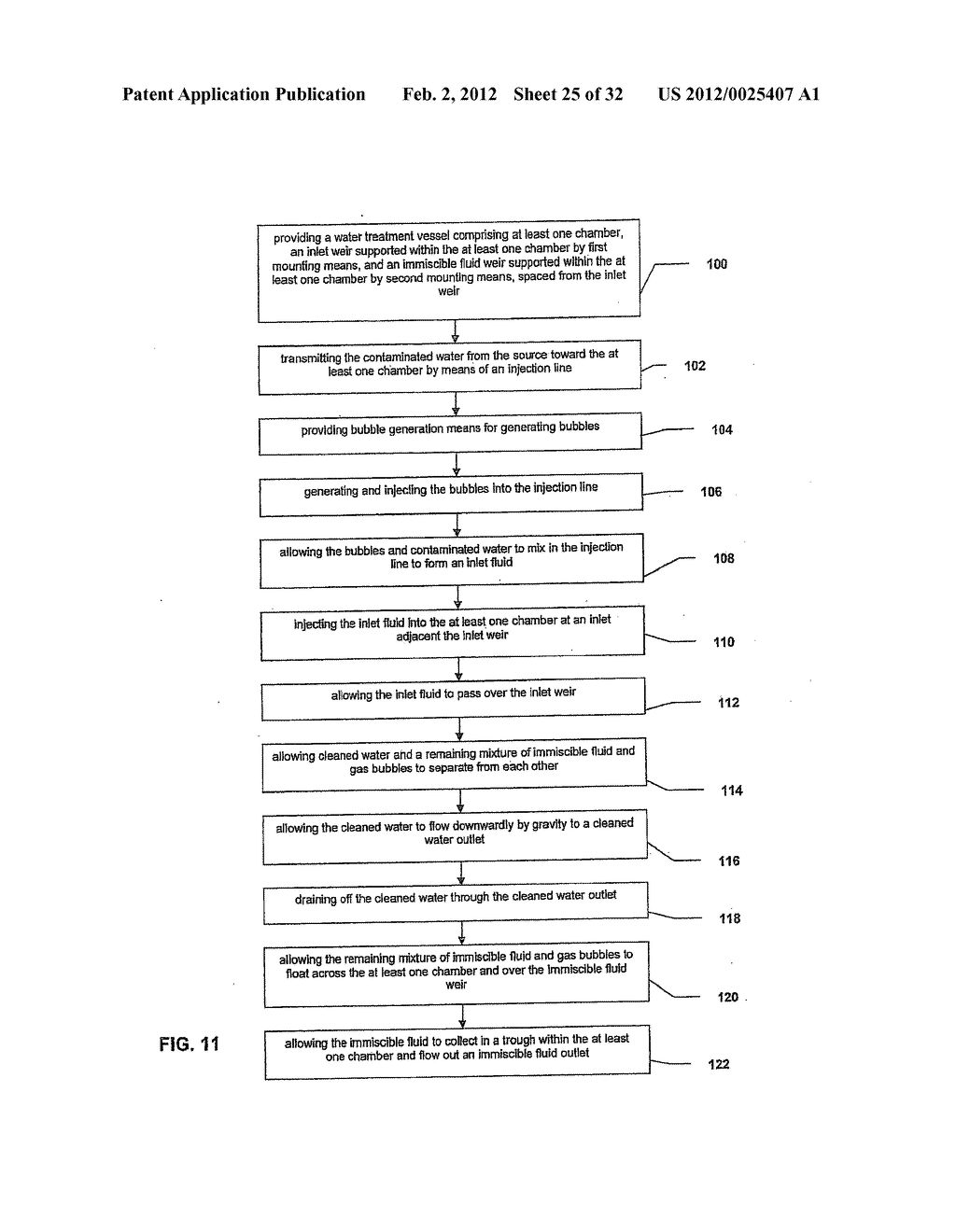 VESSEL AND METHOD FOR TREATING CONTAMINATED WATER - diagram, schematic, and image 26