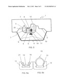 METHOD AND DEVICE FOR PRODUCING PLASTIC MOLDED SKINS HAVING DIFFERENT     SUBREGIONS diagram and image