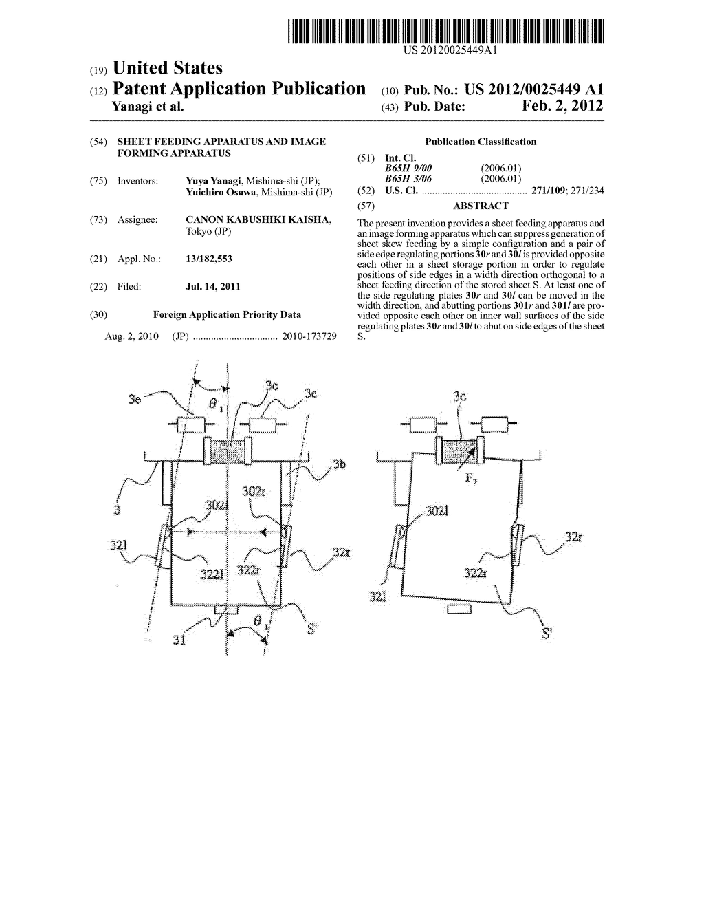 SHEET FEEDING APPARATUS AND IMAGE FORMING APPARATUS - diagram, schematic, and image 01