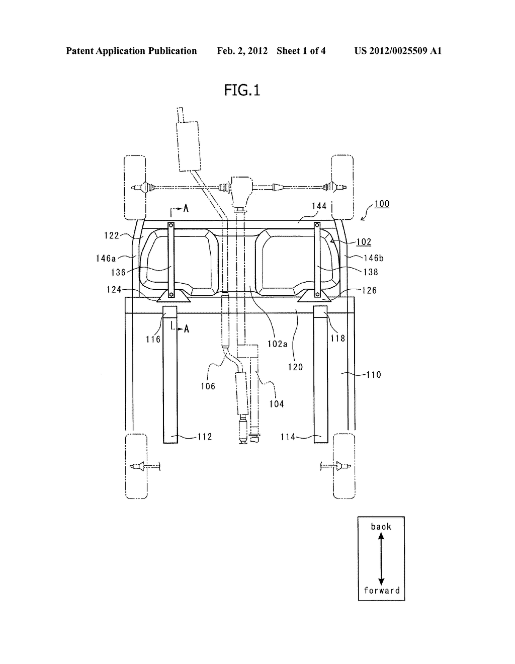 FUEL TANK MOUNTING STRUCTURE FOR VEHICLE - diagram, schematic, and image 02