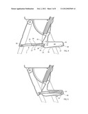 FOLDING HIGH CHAIR WITH TABLE diagram and image