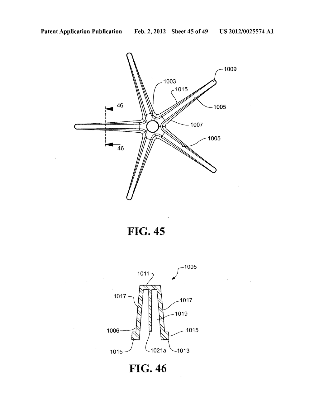 CHAIR, A SUPPORT, AND COMPONENTS - diagram, schematic, and image 46