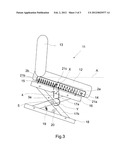 HORIZONTAL SPRINGING MEANS WITH INCLINATION COMPENSATION diagram and image