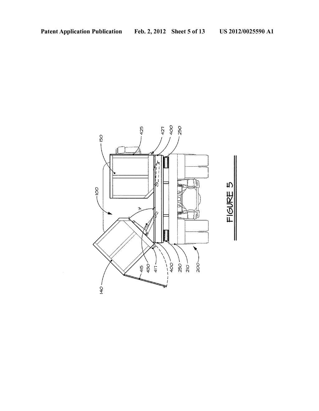 Multiple Activated Dumping Roll-Off Container - diagram, schematic, and image 06