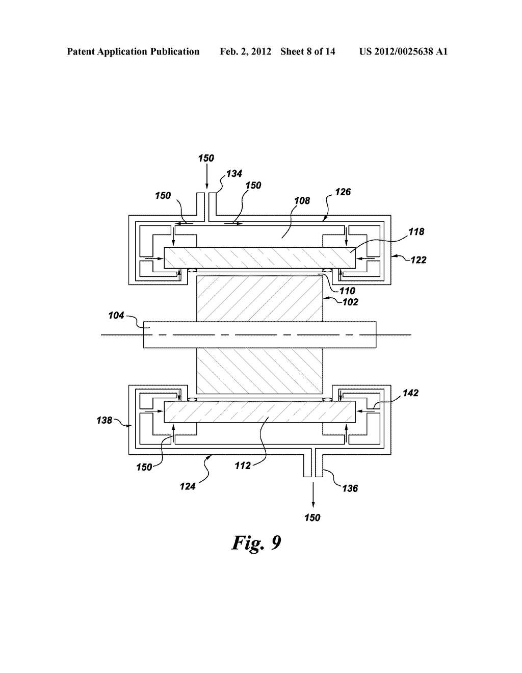 APPARATUS FOR COOLING AN ELECTRIC MACHINE - diagram, schematic, and image 09