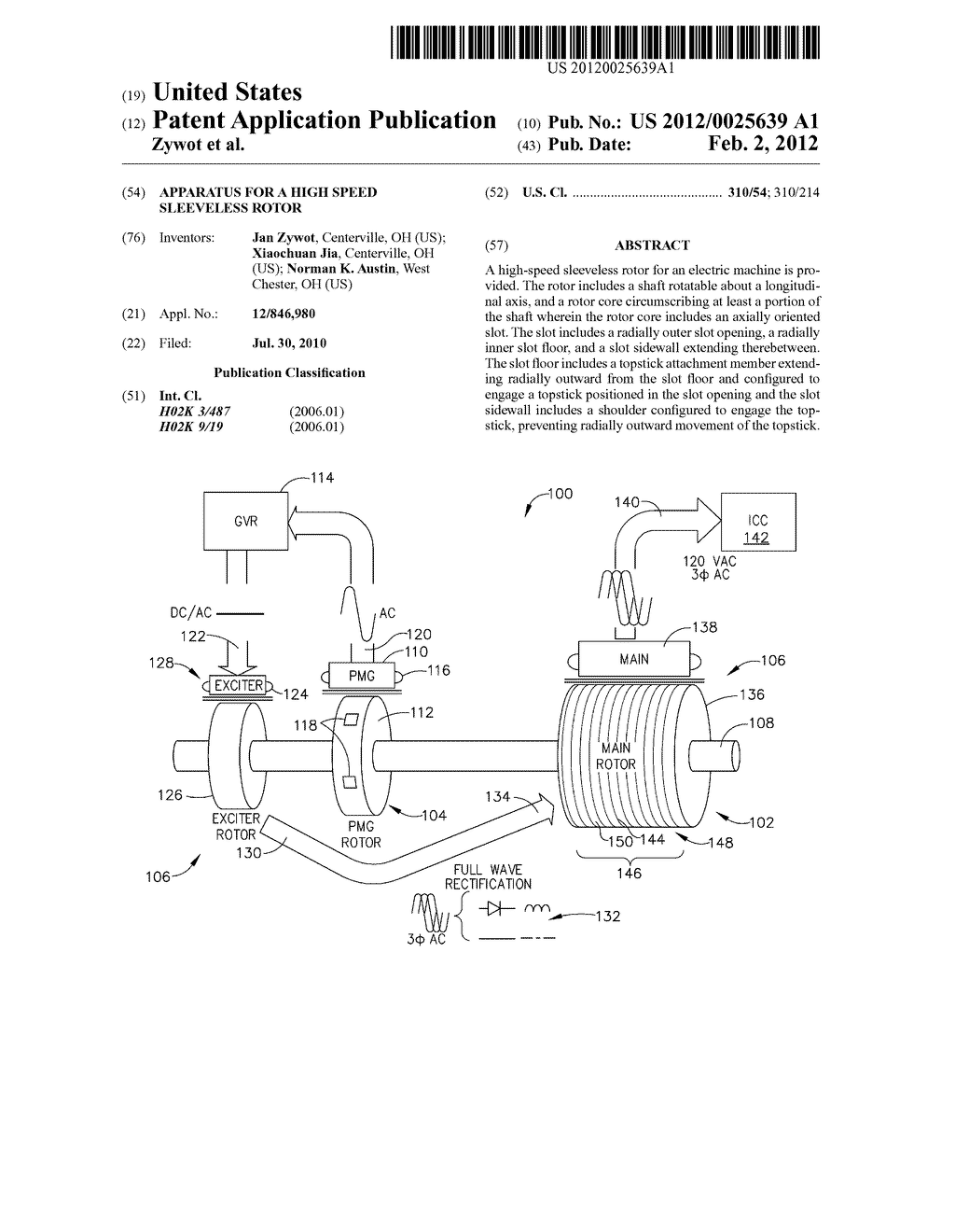 APPARATUS FOR A HIGH SPEED SLEEVELESS ROTOR - diagram, schematic, and image 01