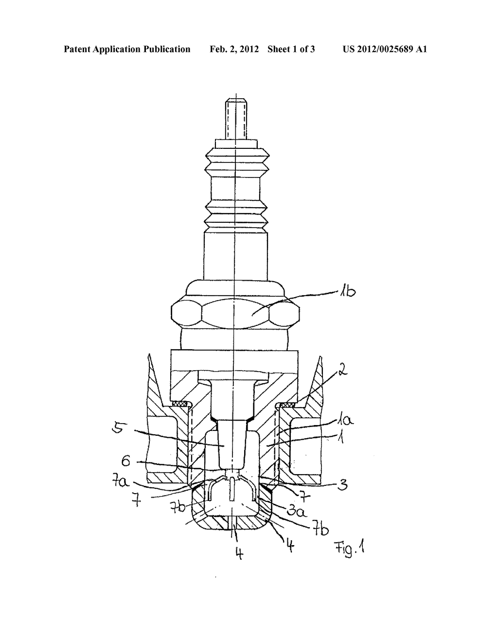 Prechamber spark plug - diagram, schematic, and image 02