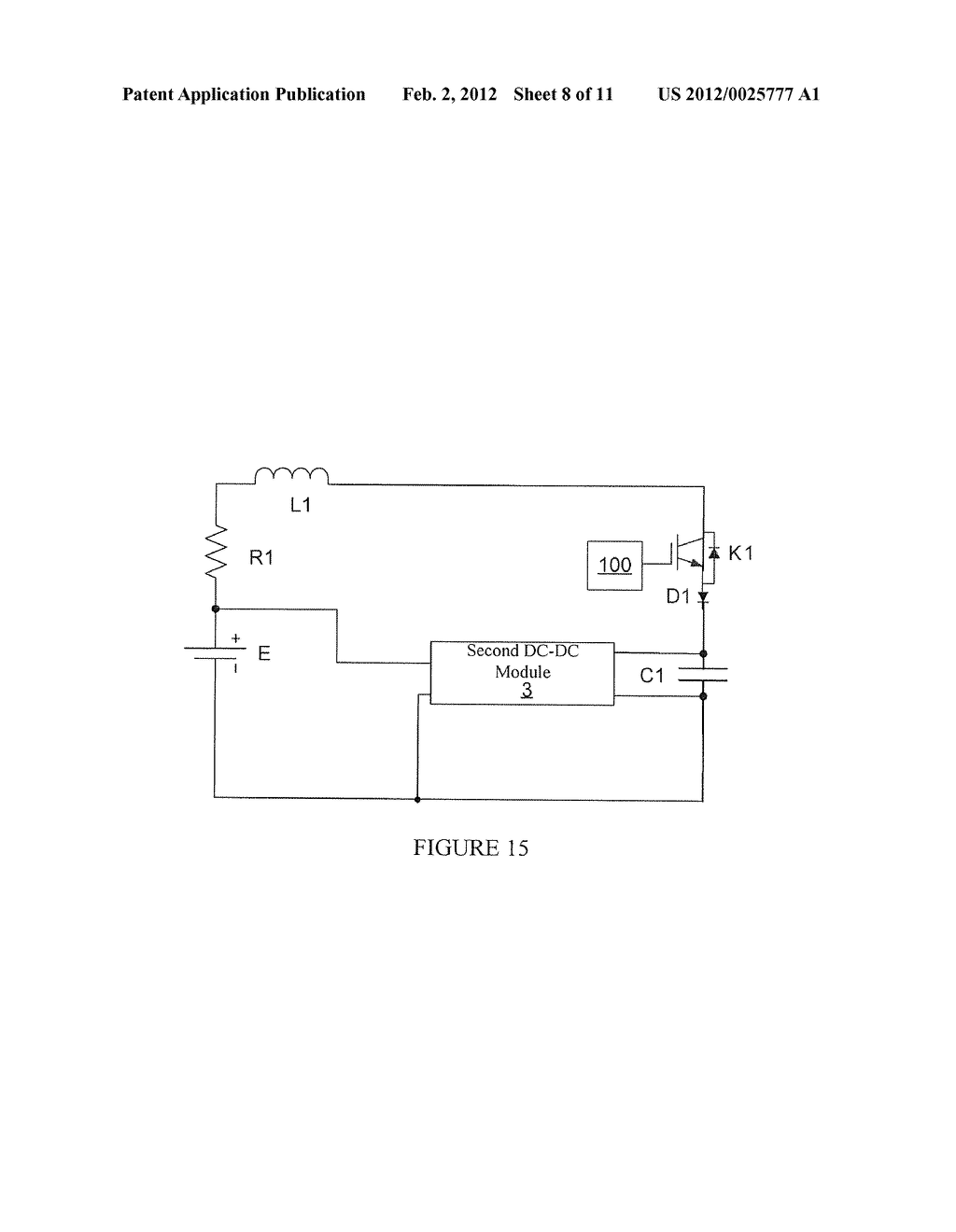 BATTERY HEATING CIRCUITS AND METHODS WITH RESONANCE COMPONENTS IN SERIES     USING ENERGY TRANSFER - diagram, schematic, and image 09