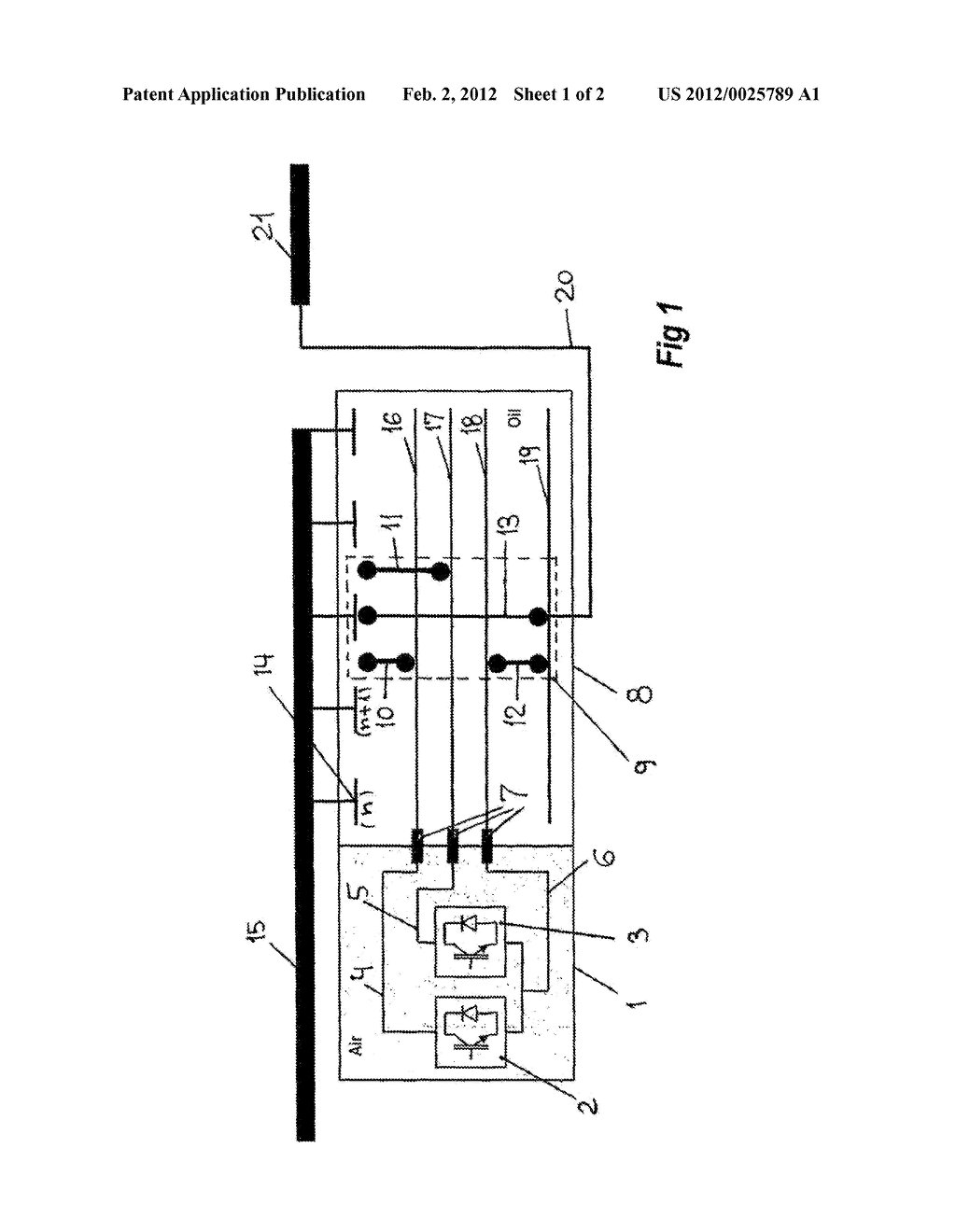 ON-LOAD TAP CHANGER COMPRISING SEMICONDUCTOR SWITCHING ELEMENTS - diagram, schematic, and image 02