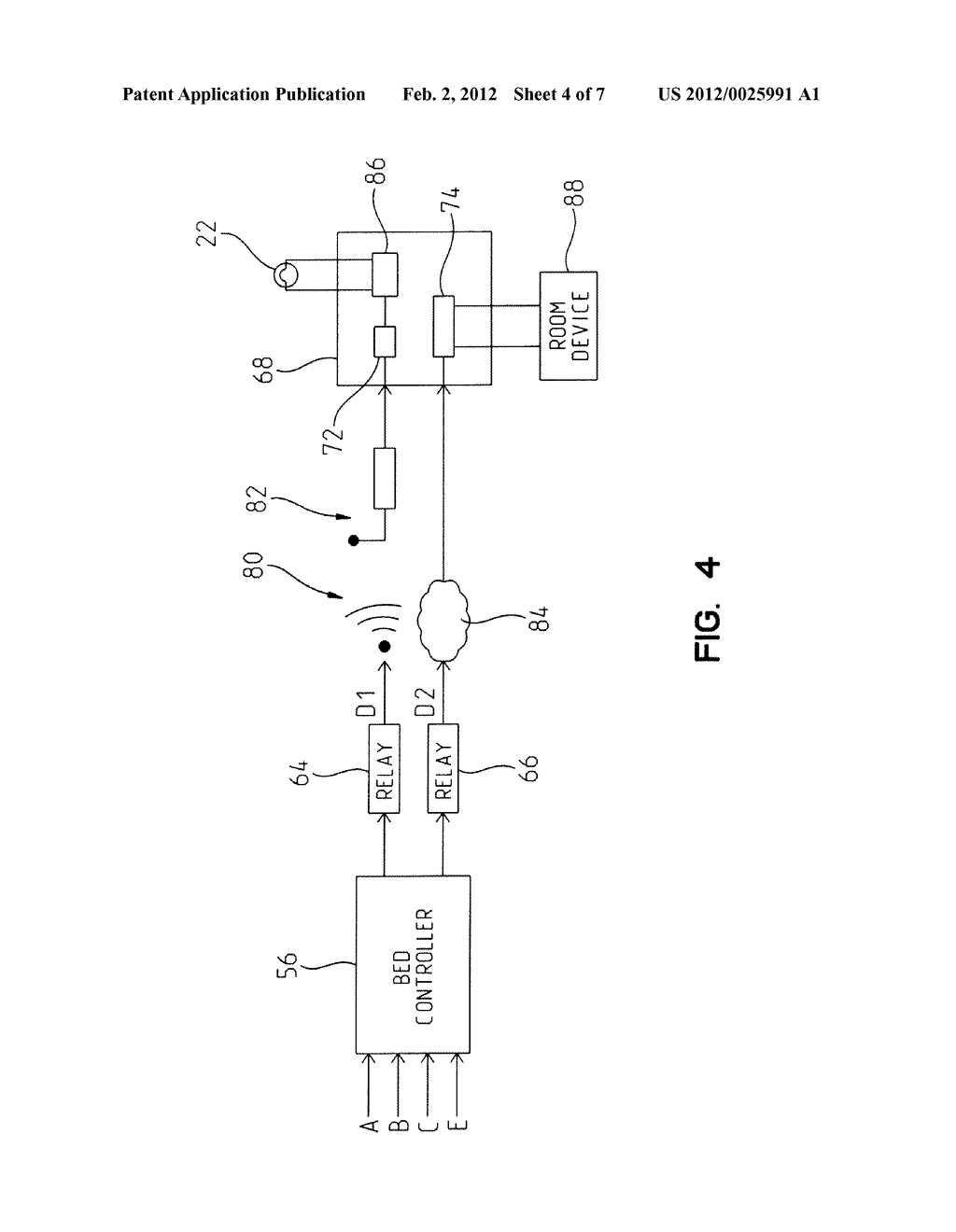 APPARATUS FOR CONTROLLING ROOM LIGHTING IN RESPONSE TO BED EXIT - diagram, schematic, and image 05