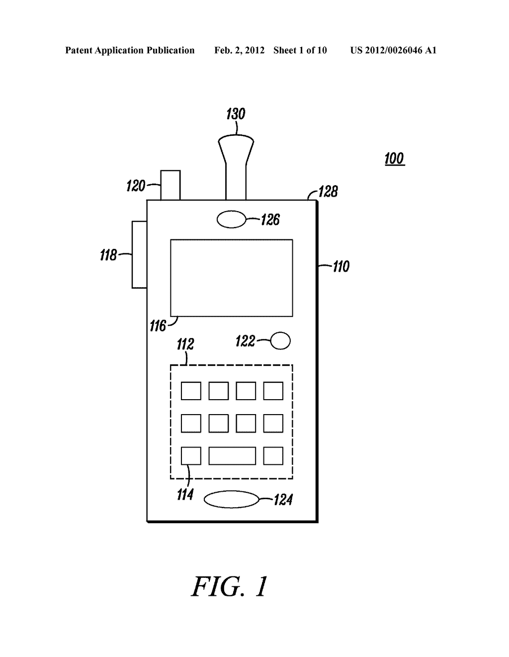 ANTENNA INTEGRATED WITH A PORTABLE COMMUNICATION DEVICE - diagram, schematic, and image 02