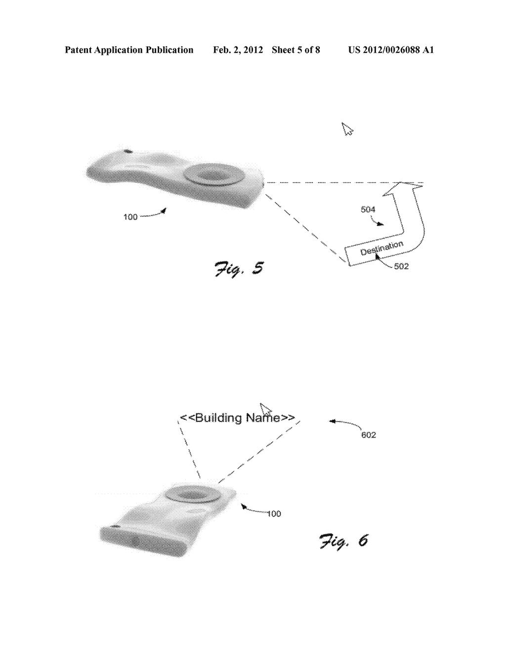 HANDHELD DEVICE WITH PROJECTED USER INTERFACE AND INTERACTIVE IMAGE - diagram, schematic, and image 06