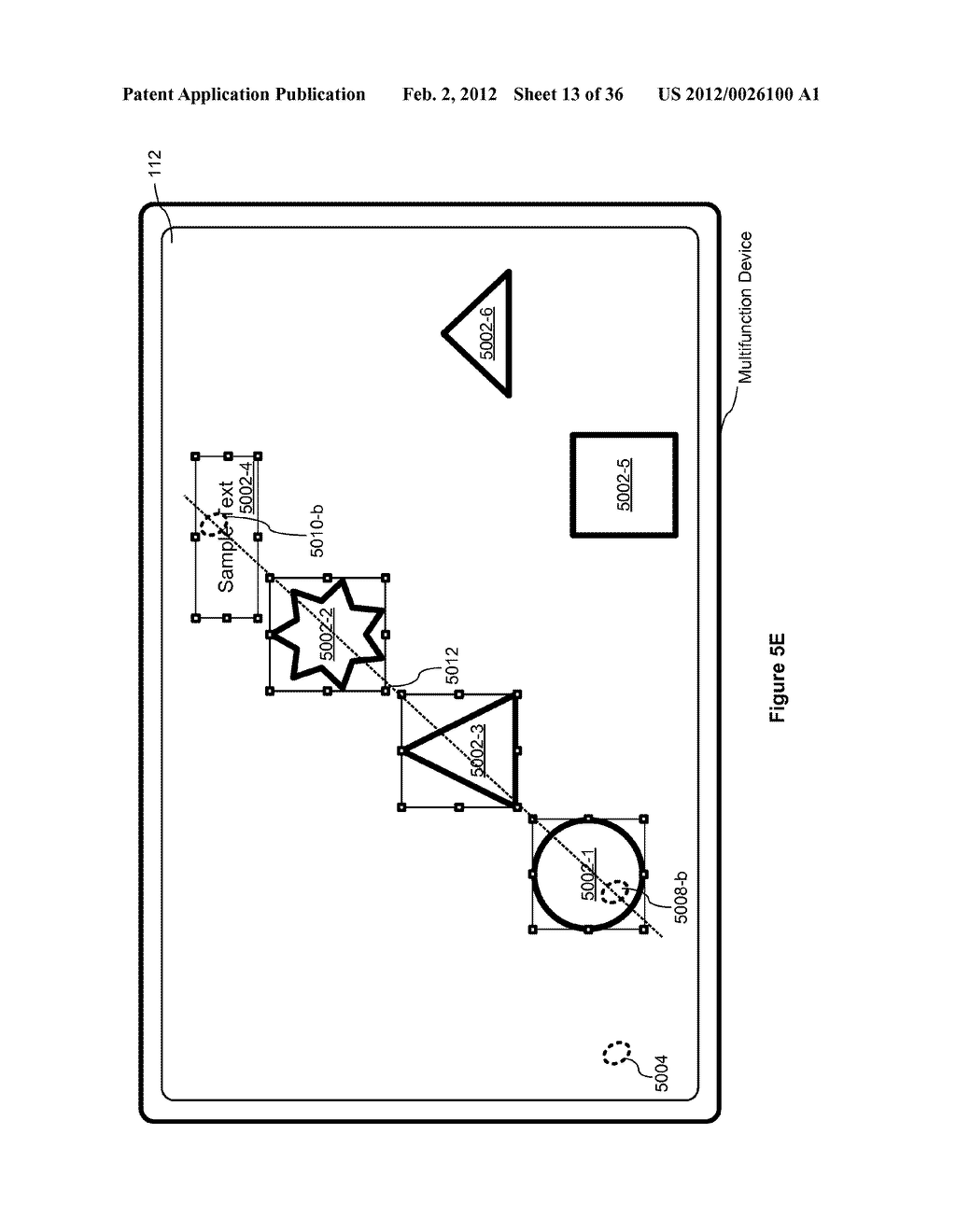 Device, Method, and Graphical User Interface for Aligning and Distributing     Objects - diagram, schematic, and image 14