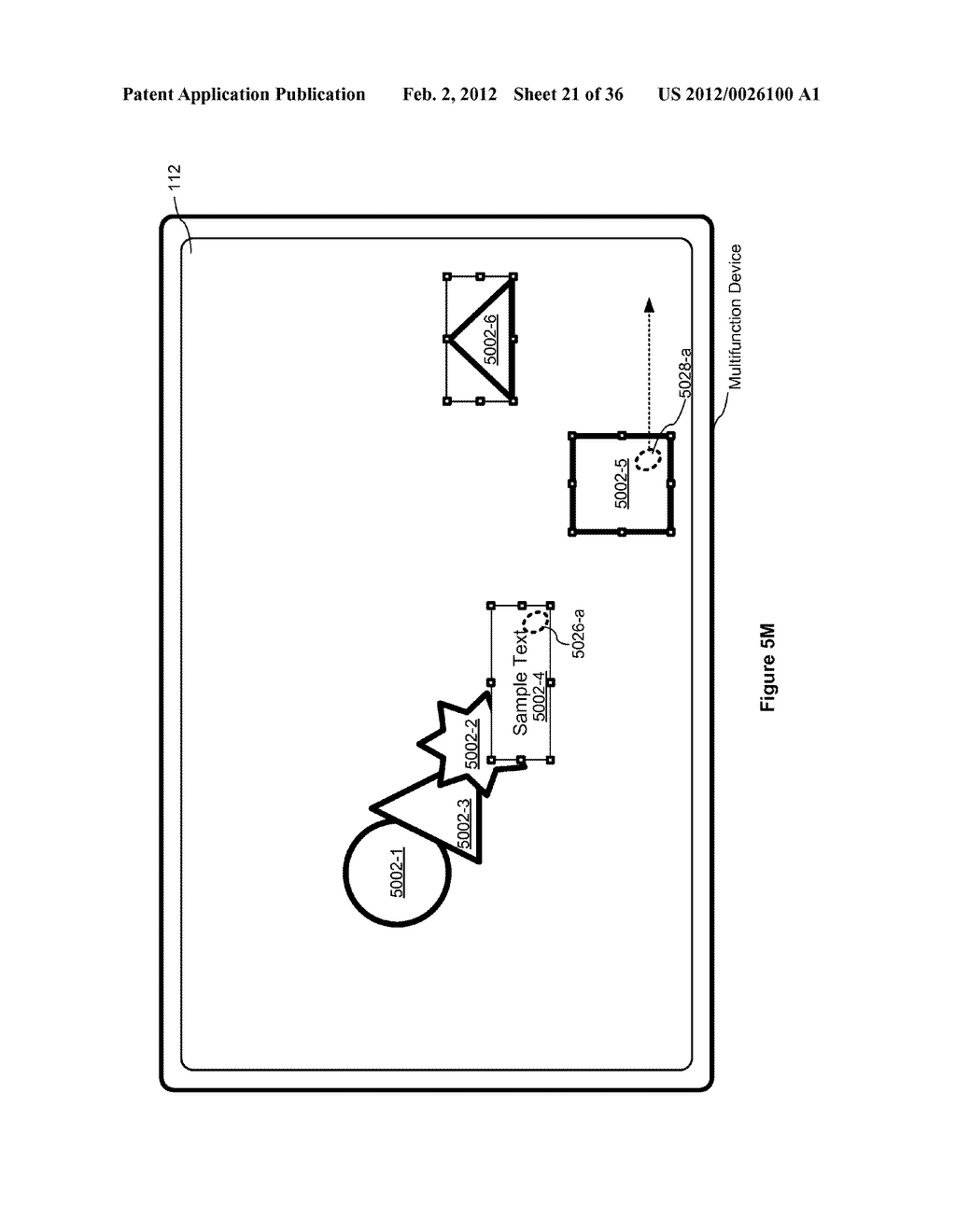 Device, Method, and Graphical User Interface for Aligning and Distributing     Objects - diagram, schematic, and image 22