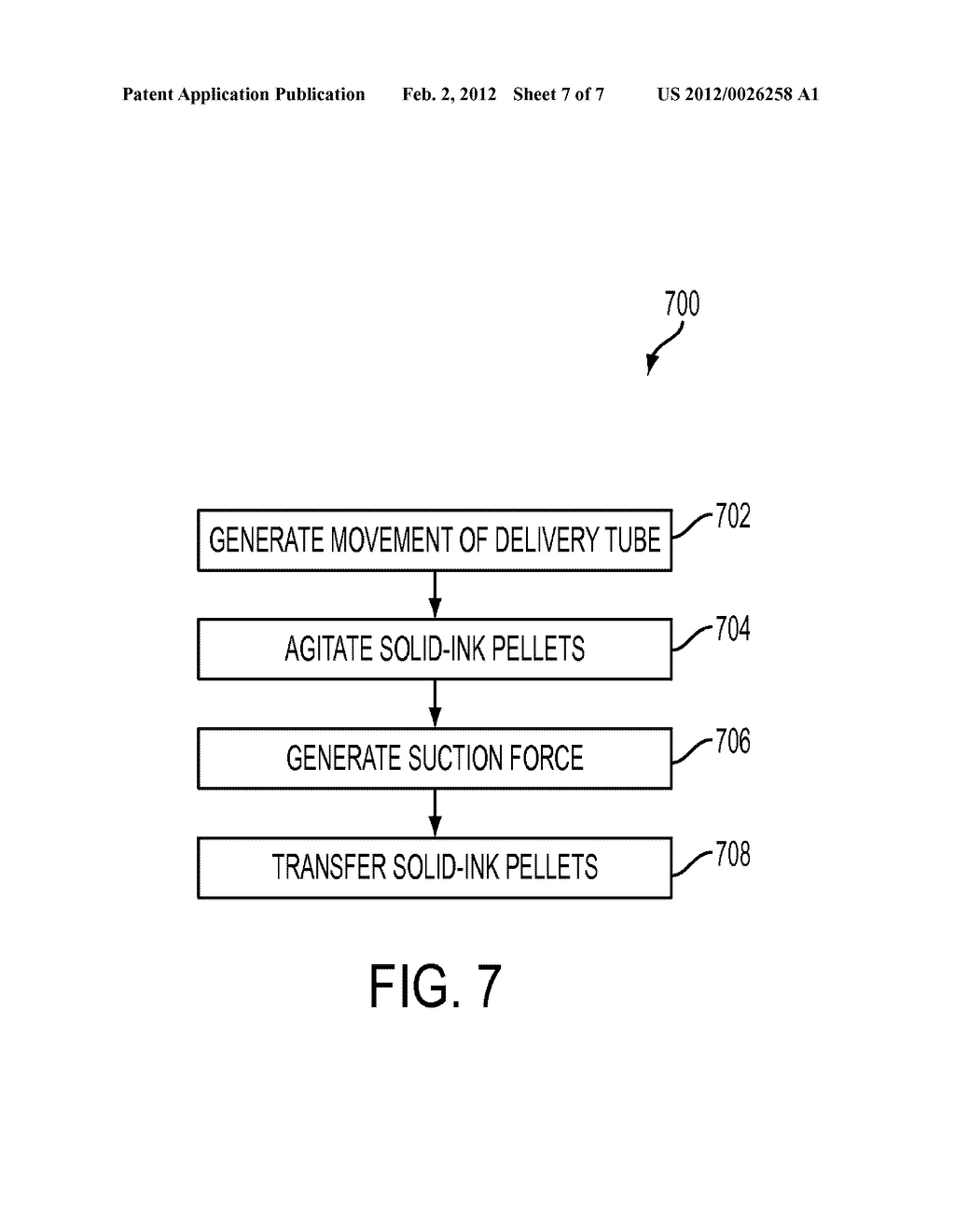 METHOD AND SYSTEM FOR DELIVERING SOLID-INK PELLETS - diagram, schematic, and image 08