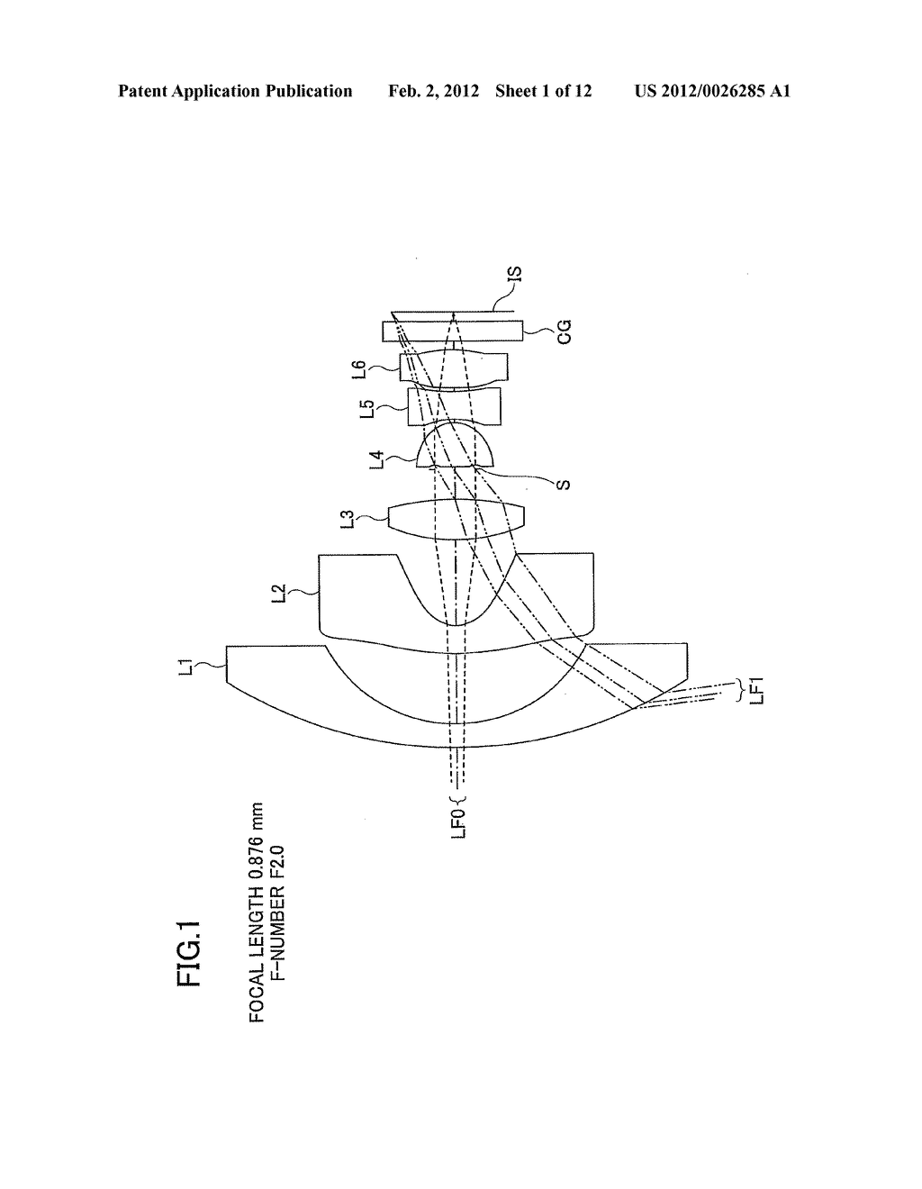 WIDE ANGLE LENS AND IMAGING DEVICE - diagram, schematic, and image 02