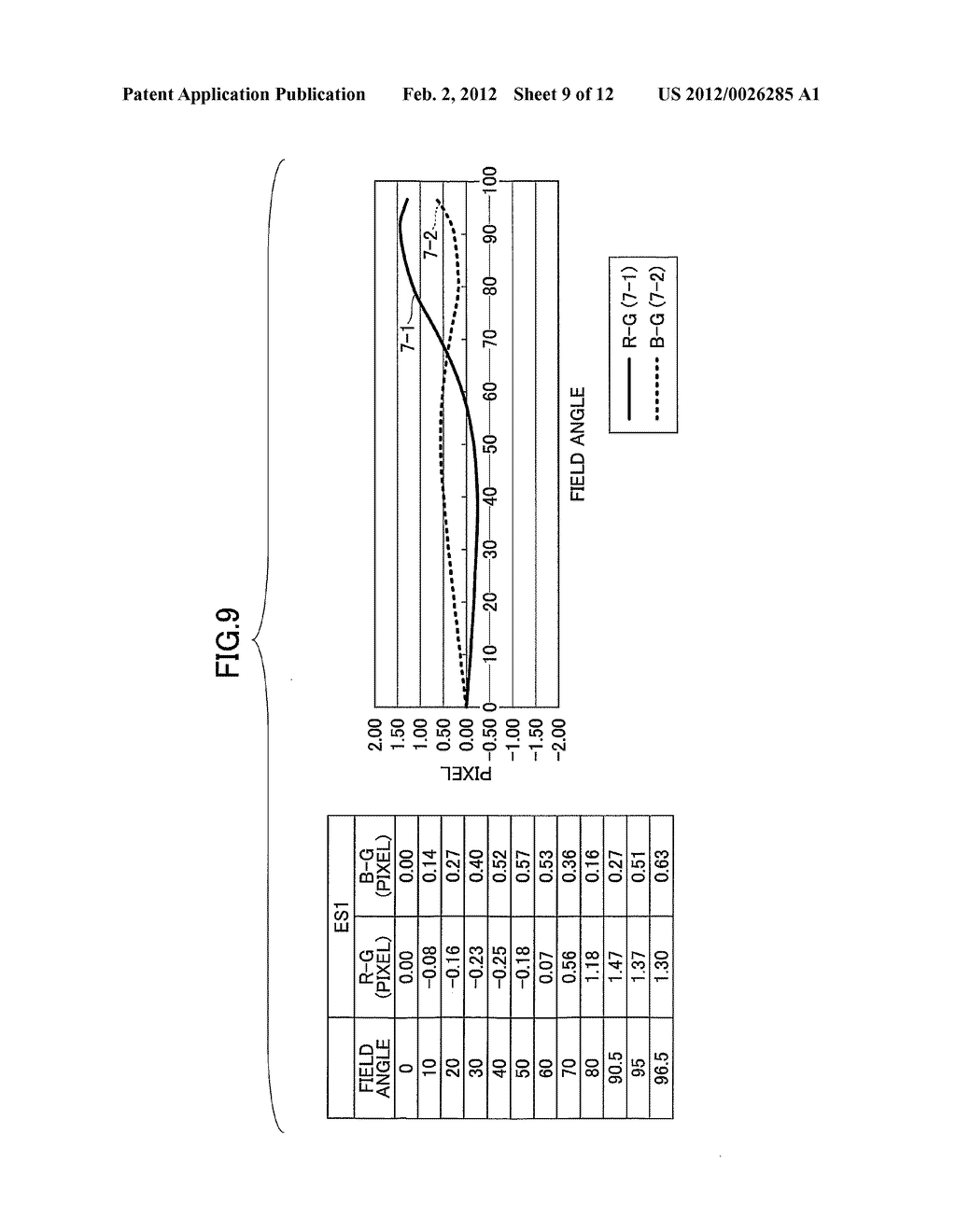 WIDE ANGLE LENS AND IMAGING DEVICE - diagram, schematic, and image 10