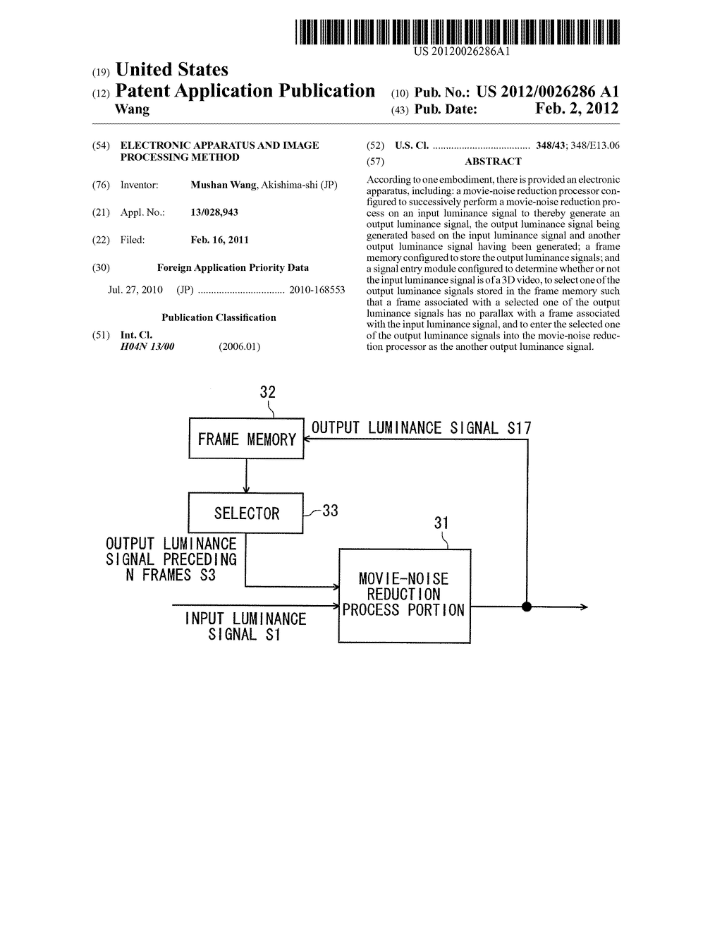 Electronic Apparatus and Image Processing Method - diagram, schematic, and image 01