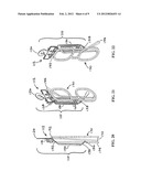 Temple Hanger with Security Device for Wire Frame Glasses diagram and image