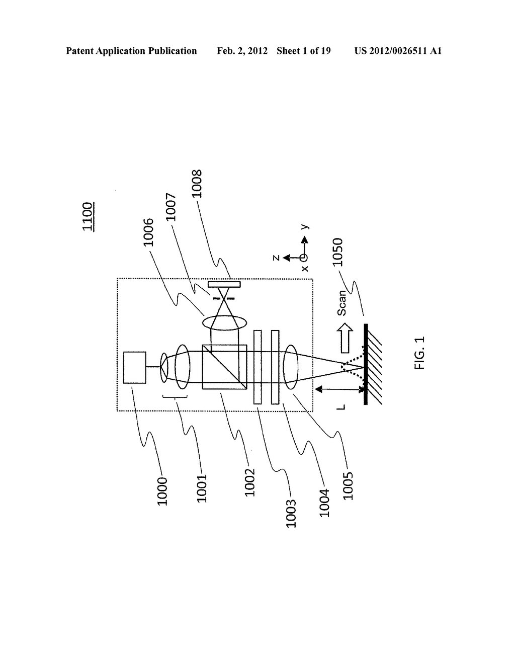 METHOD AND APPARATUS FOR MEASURING SURFACE PROFILE OF AN OBJECT - diagram, schematic, and image 02