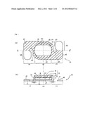 PTC DEVICE, PTC DEVICE MANUFACTURING METHOD, AND ELECTRIC DEVICE PROVIDED     WITH PTC DEVICE diagram and image