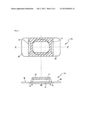 PTC DEVICE, PTC DEVICE MANUFACTURING METHOD, AND ELECTRIC DEVICE PROVIDED     WITH PTC DEVICE diagram and image