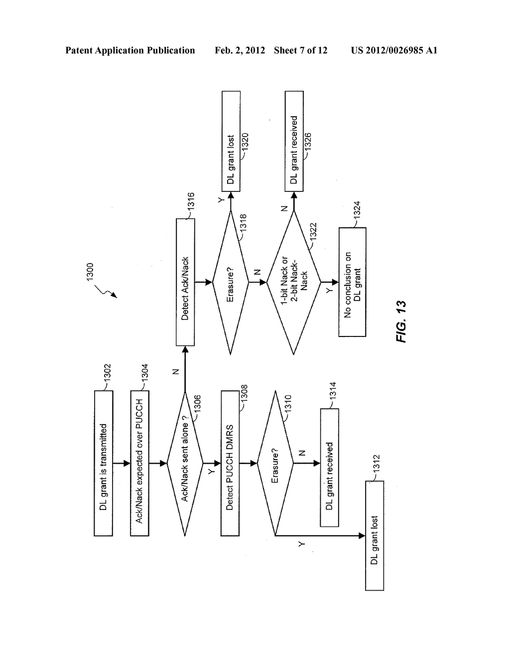 Method and Apparatus for Grant Loss Detection and Related Processing in a     Wireless Communication Network - diagram, schematic, and image 08
