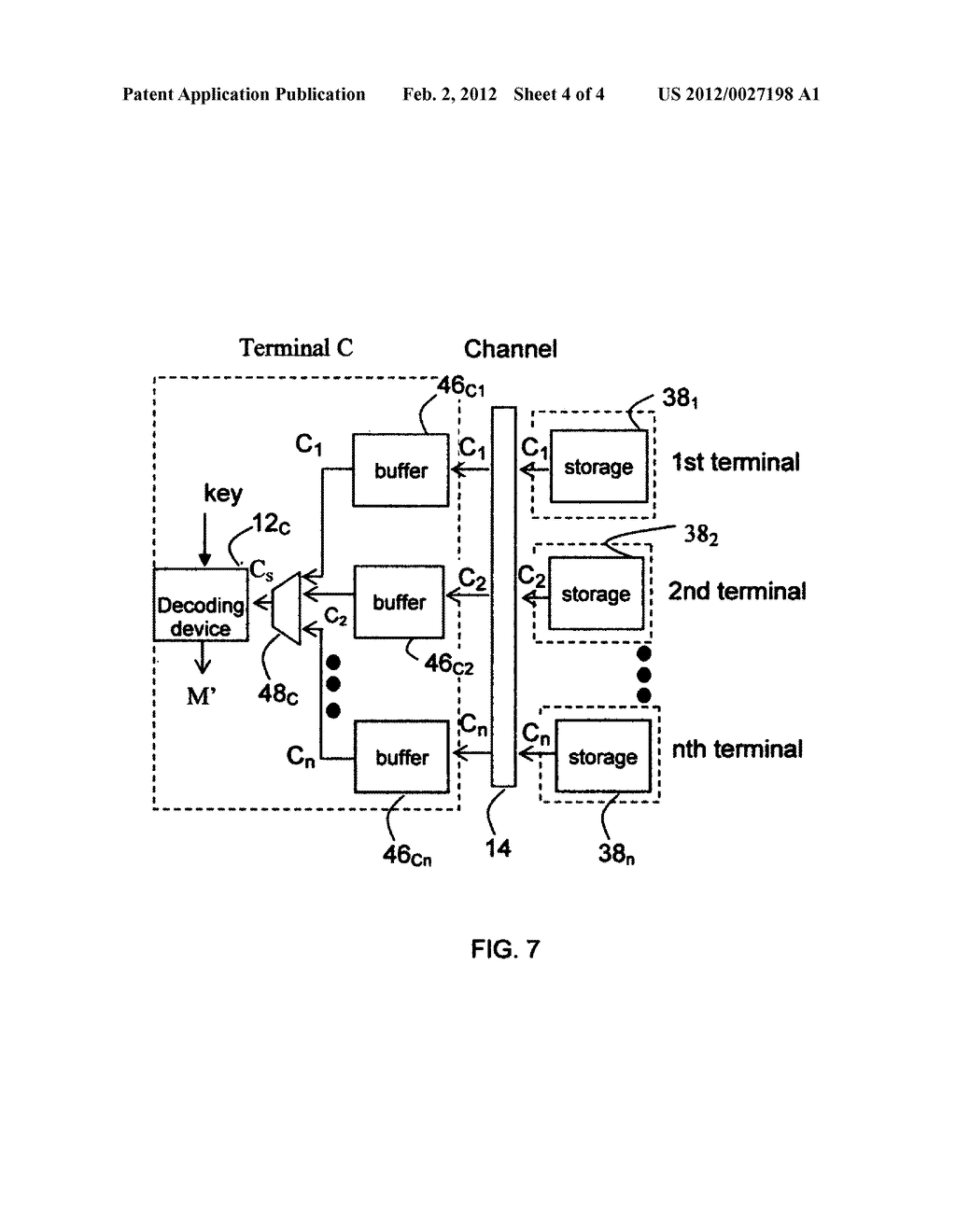 System and method for cryptographic communications using permutation - diagram, schematic, and image 05