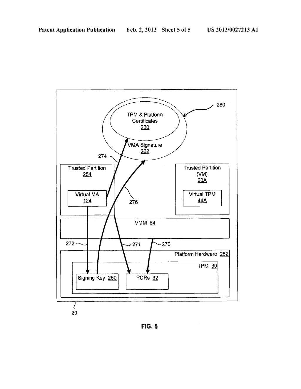 Method And Apparatus For Remotely Provisioning Software-Based Security     Coprocessors - diagram, schematic, and image 06