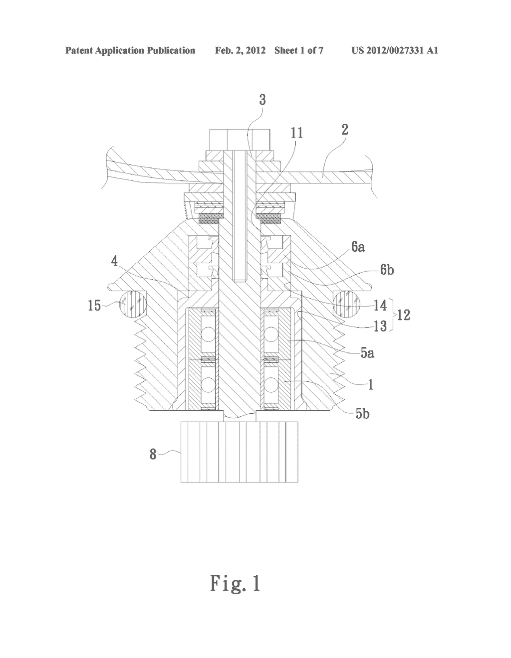 BEARING ASSEMBLY OF A BLENDER - diagram, schematic, and image 02