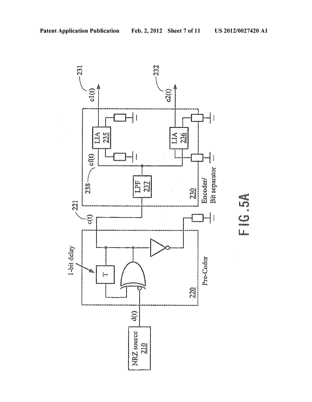 METHOD AND APPARATUS FOR GENERATING OPTICAL DUO BINARY SIGNALS WITH     FREQUENCY CHIRP - diagram, schematic, and image 08