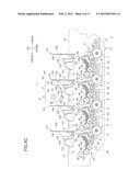 Image Forming Device Having Retaining Member Retaining Toner Cartridges diagram and image