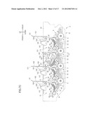 Image Forming Device Having Retaining Member Retaining Toner Cartridges diagram and image