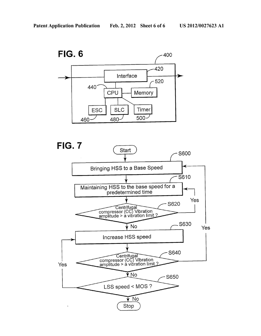 METHOD AND DEVICE FOR CONTROLLING A HOT RESTART OF A CENTRIFUGAL     COMPRESSOR - diagram, schematic, and image 07
