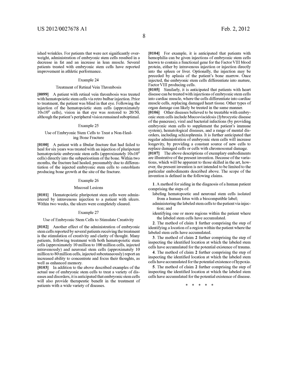 METHOD OF USING STEM CELLS TO AID IN DIAGNOSIS - diagram, schematic, and image 13